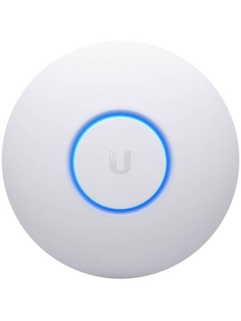 Ubiquiti Networks UniFi nanoHD 4x4 MU-MIMO 802.11ac Wave-2 Access Point, Up to 1733 Mb/s Wi-Fi Data Throughput, 802.11ac Wave-2 Technology, 1x Gigabit ETH, Low-Profile Mounting, White | UAP-nanoHD